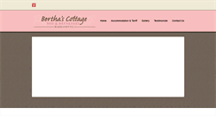 Desktop Screenshot of berthascottage.com.au